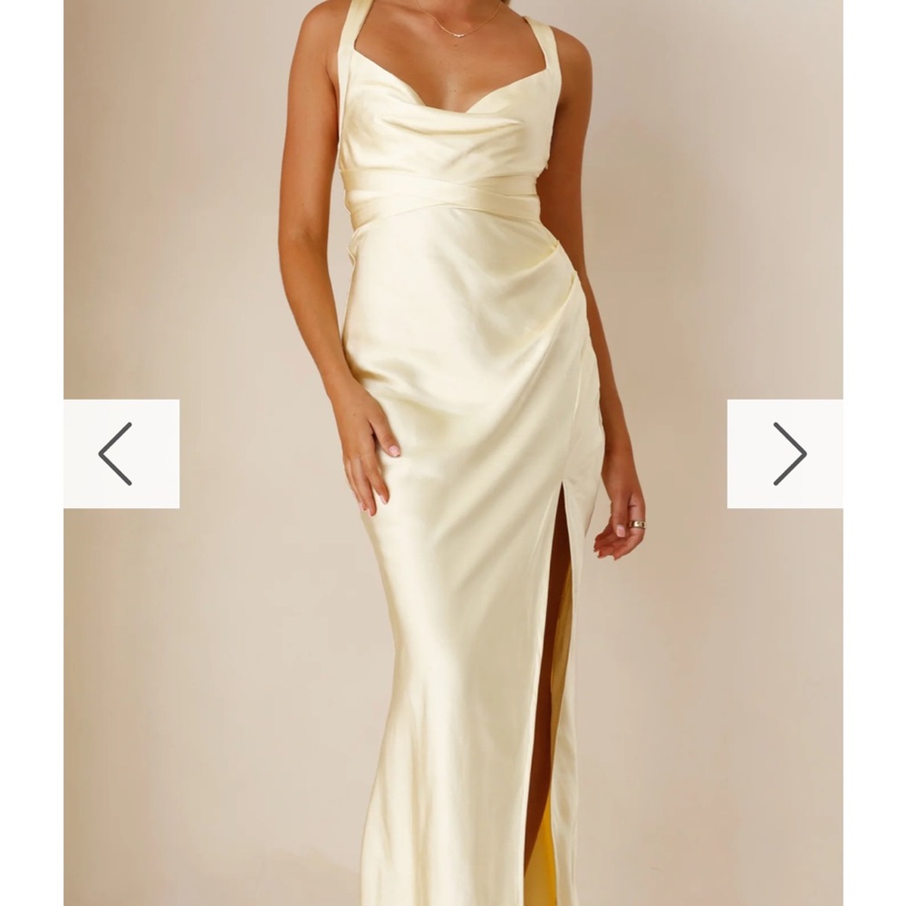 Billy J Zendaya Maxi Dress- Yellow